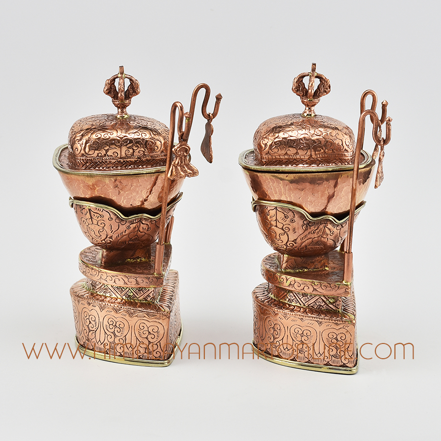 Kapala Set Copper The Ritual Cup The Skull Cup Kapala