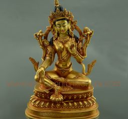9.75″ Green Tara Statue