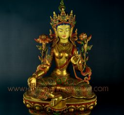 18.5″ Green Tara Statue
