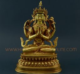9” Chenrezig Statue
