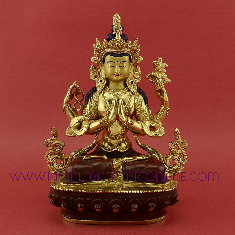 9” Chenrezig Statue: Buy 9” Chenrezig Statue Online - Himalayan Mart