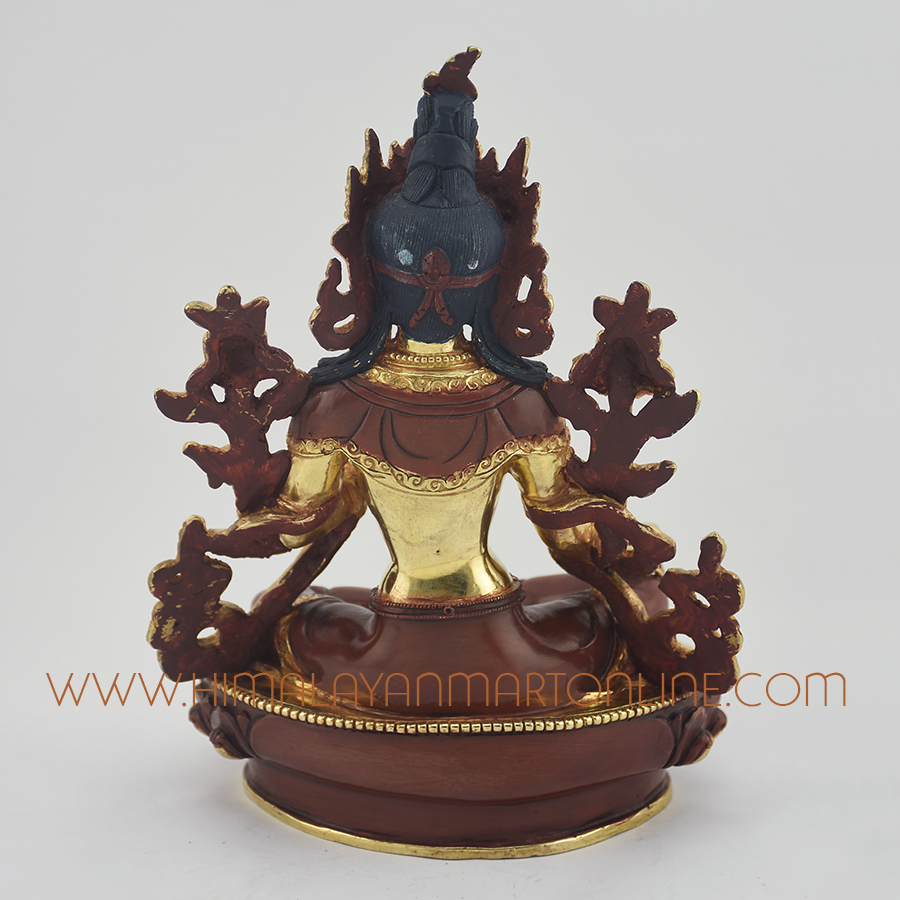 8.5” Green Tara Statue: Buy 8.5” Green Tara Statue Online - Himalayan Mart