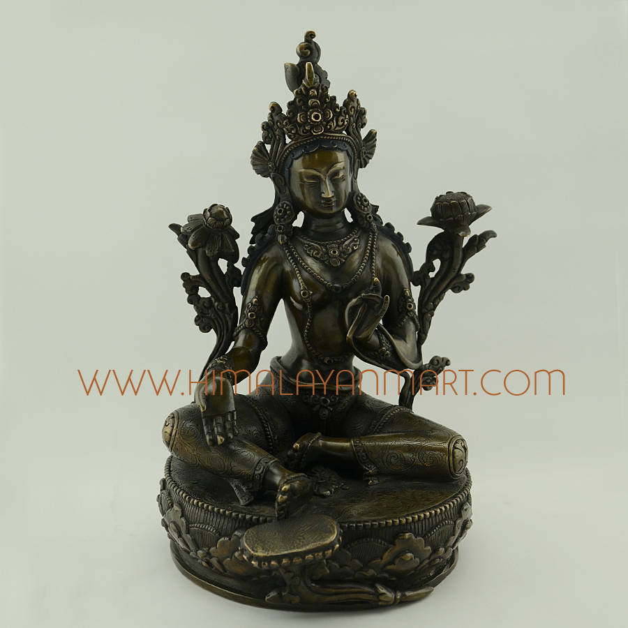 Green Tara Statue