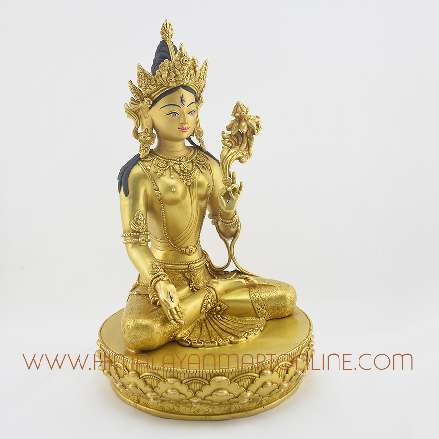 White Tara Sculpture from Patan, Nepal