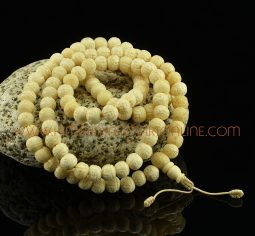 10 mm Om Mane Padme Hum Carved 108 Bone Prayer Beads Mala