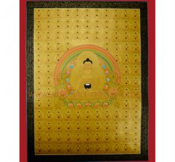 35″x 27.5″ 108 Shakyamuni Buddha Thangka Painting