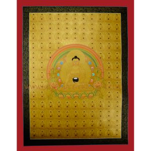 35"x 27.5" 108 Shakyamuni Buddha Thangka Painting