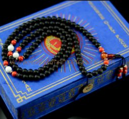 8 mm Shaligram 108 Prayer Beads Mala