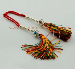 Viswa Vajra Silver Mala Counters Set