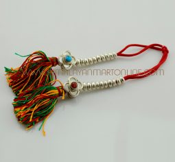 Viswa Vajra Silver Mala Counters Set