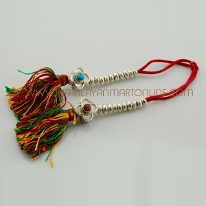 Viswa Vajra Silver Mala Counters Set