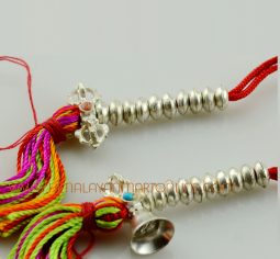 Vajra & Bell Silver Mala Counters Set