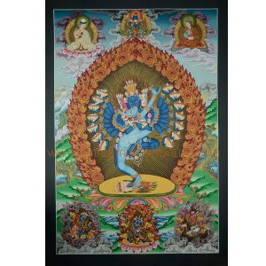 Hevajra Thangka Scroll Painting