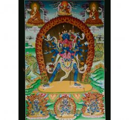 32.5″x 22.5″ Kalachakra Thangka Religious Painting