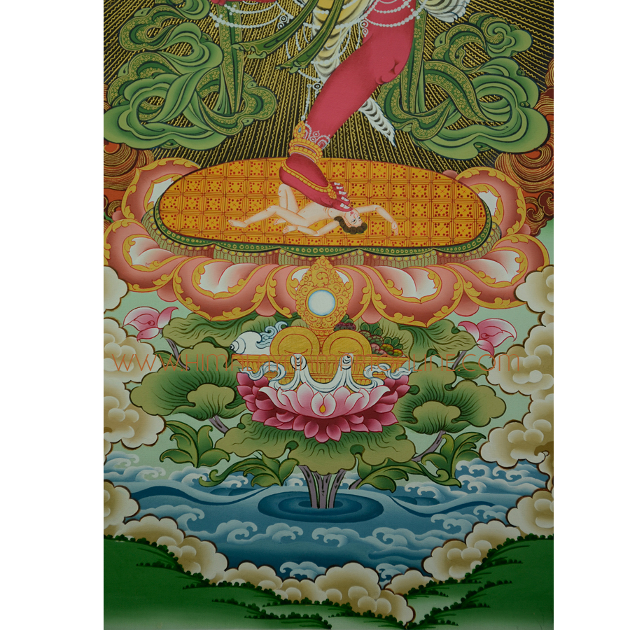 Kurukulla Thangka Scroll Painting: Kurukulla – Goddess of Enchantments