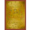 Gold Green Tara Thangka