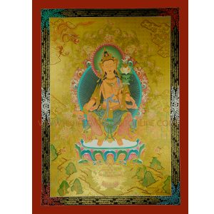 Gold Maitreya Buddha Thangka