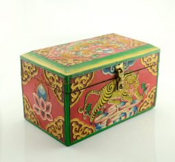 Handmade Painted Tibetan Jewelry Wooden Box