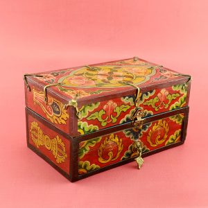 Painted Handmade Tibetan Jewelry Wooden Box