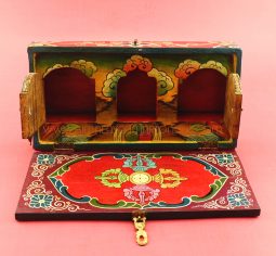 Painted Handmade Tibetan Jewelry Wooden Box