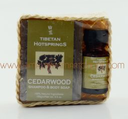 Cedarwood Soap & Oil Gift Basket