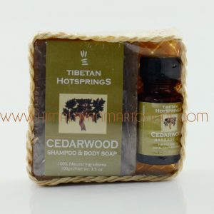 Cedarwood Soap & Oil Gift Basket