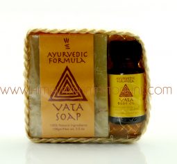 Vata Soap & Oil Gift Basket