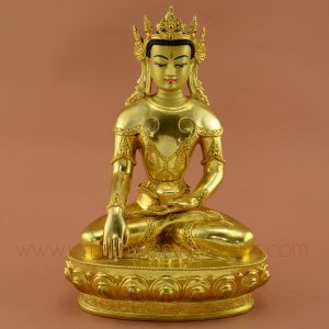 10" Crowned Shakyamuni Buddha Statue