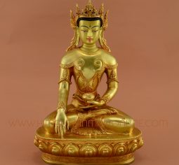10.5″ Crowned Shakyamuni Buddha Statue