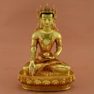 10.5" Crowned Shakyamuni Buddha Statue