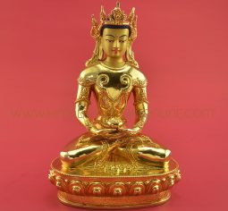 10.5″ Crowned Amitabha Buddha Statue