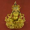 Yellow Dzambhala Kubera Copper Statue