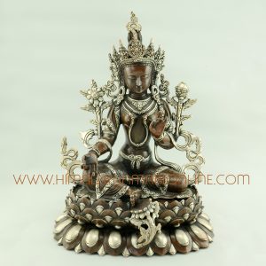 13.25" Green Tara Statue