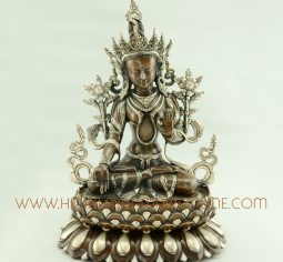 14″ White Tara / Dolkar Statue
