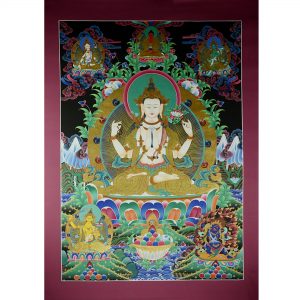 Chenresi Religious Thangka Painting