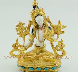 4″ White Tara Statue