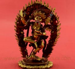 7.25″ Simha Mukhi Jogini Dakini Statue