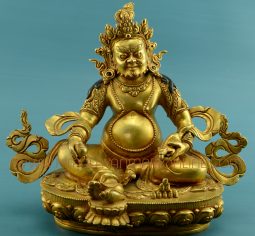 9.5″ Yellow Dzambhala Statue
