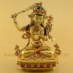 9.5" Manjushri Statue