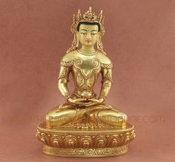 Crowned Amitabha Buddha Statue