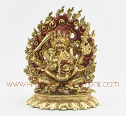 Four Armed Mahakala Statue