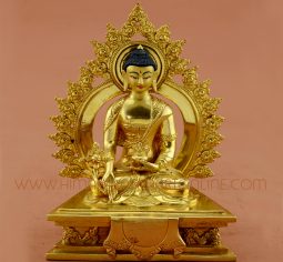 Framed Medicine Buddha Statue