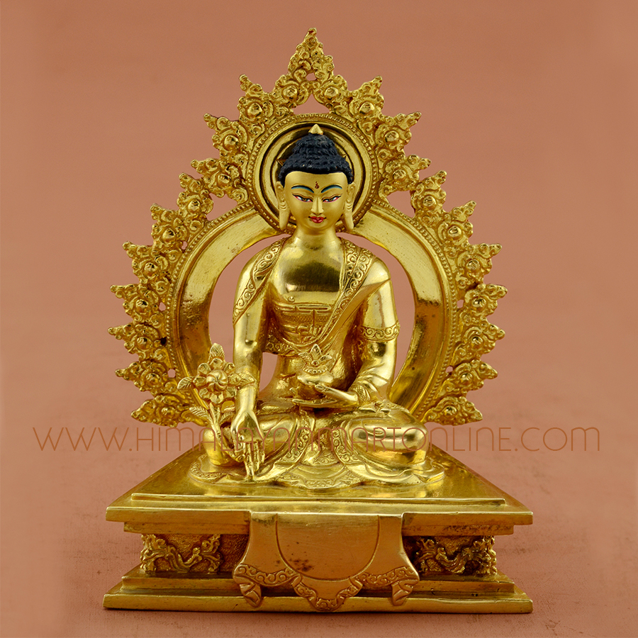 Framed Medicine Buddha Statue