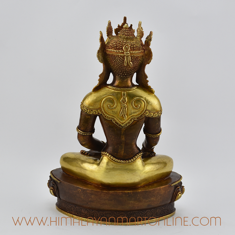 Crowned Shakyamuni Buddha Statue