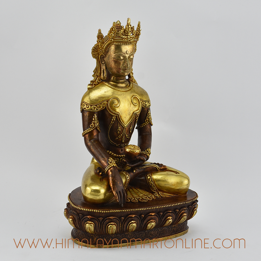 Crowned Shakyamuni Buddha Statue