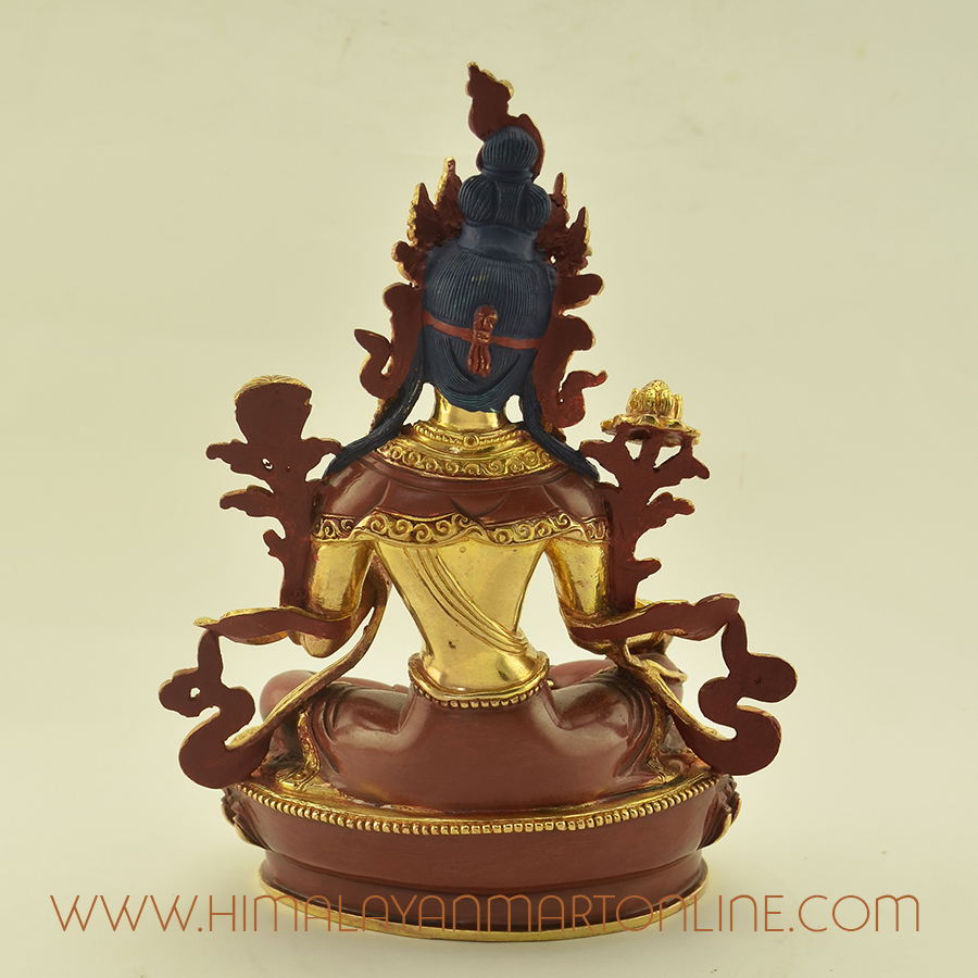 Green Tara Copper Statue