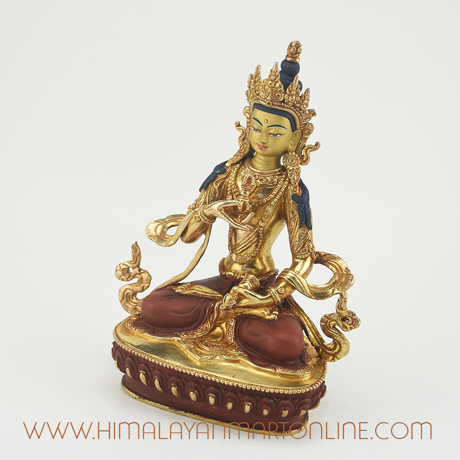 Hand Carved Vajrasattva Dorjesempa Copper Statue
