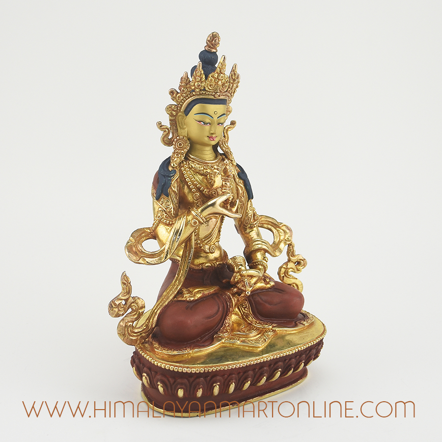 Hand Carved Vajrasattva Dorjesempa Copper Statue