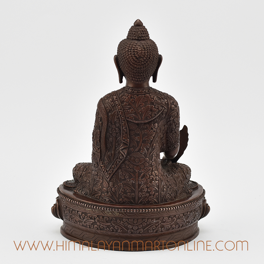 Hand Carved Medicine Buddha Statue