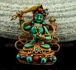 Manjushri Silver Ghau Pendant